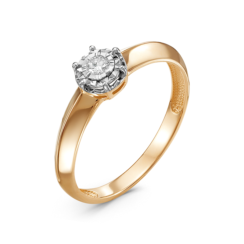 Кольцо, золото, бриллиант, БР111748